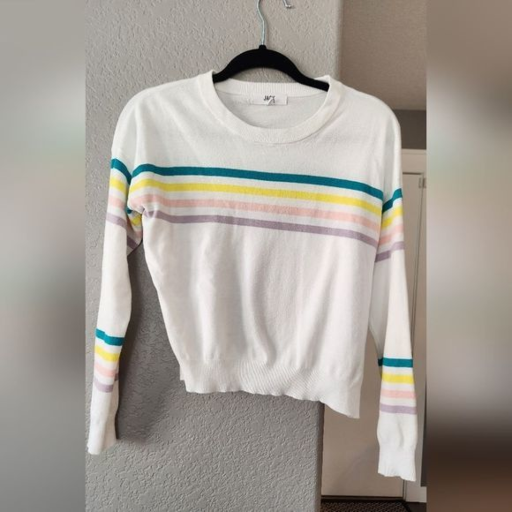 Jack by BB Dakota Striped Sweater, Size S